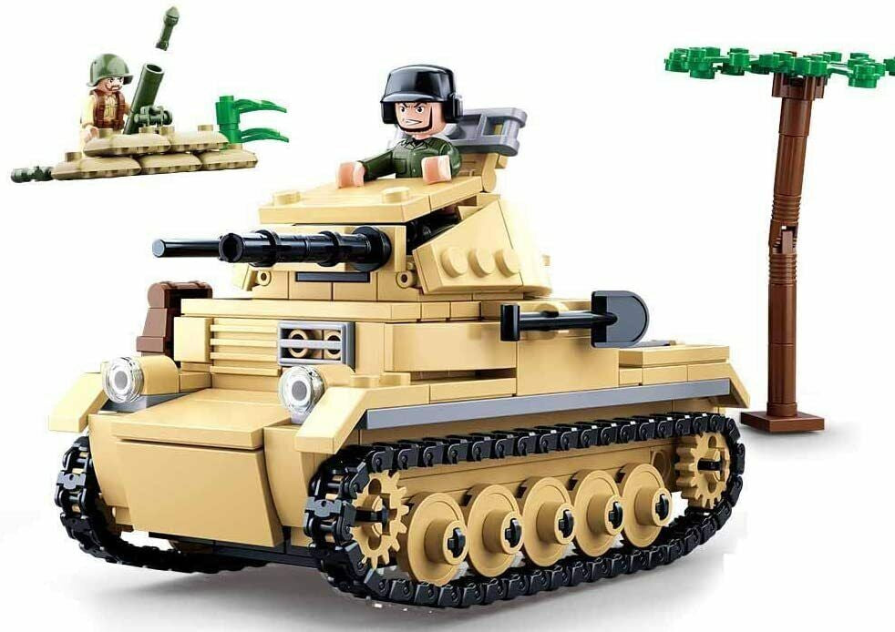 Sluban WWII | Set Constructie Tanc Al Doilea Razboi Mondial